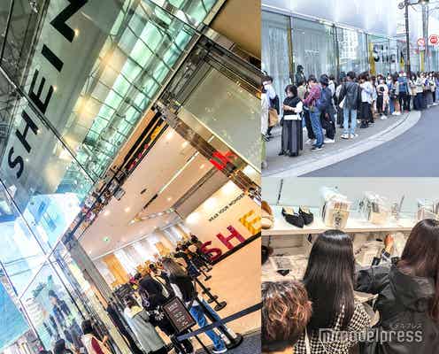 「SHEIN」ポップアップ開店、3000人来場2.5時間待ちの大行列 人気沸騰で心斎橋騒然