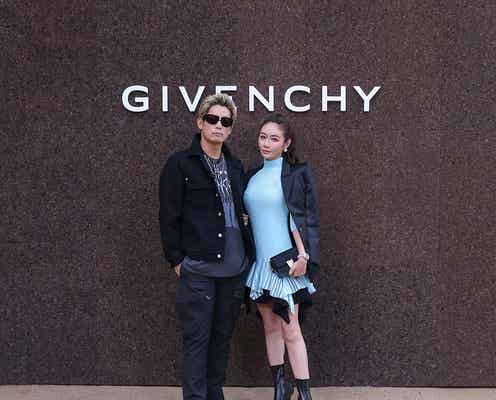 EXILE黒木啓司&宮崎麗果夫妻、パリ降臨「ジバンシィ」コレクションに来場