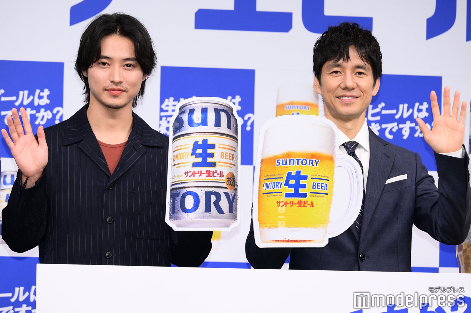 山崎賢人、西島秀俊（C）モデルプレス