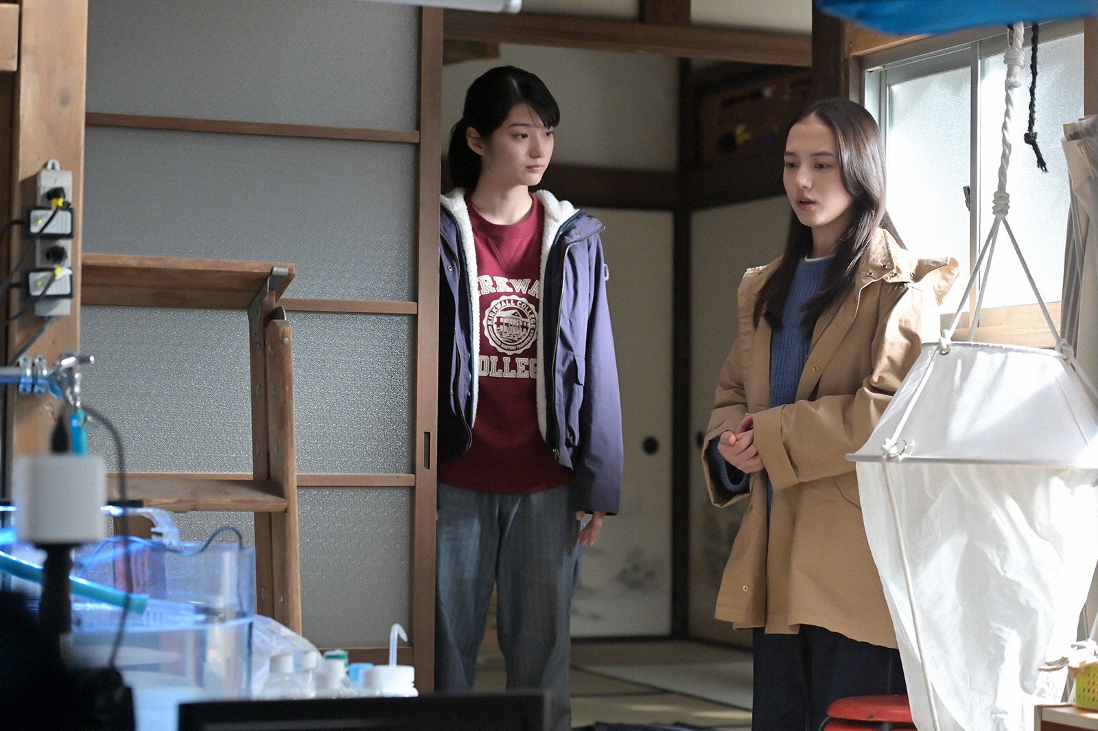 蒔田彩珠、清原果耶 （C）NHK