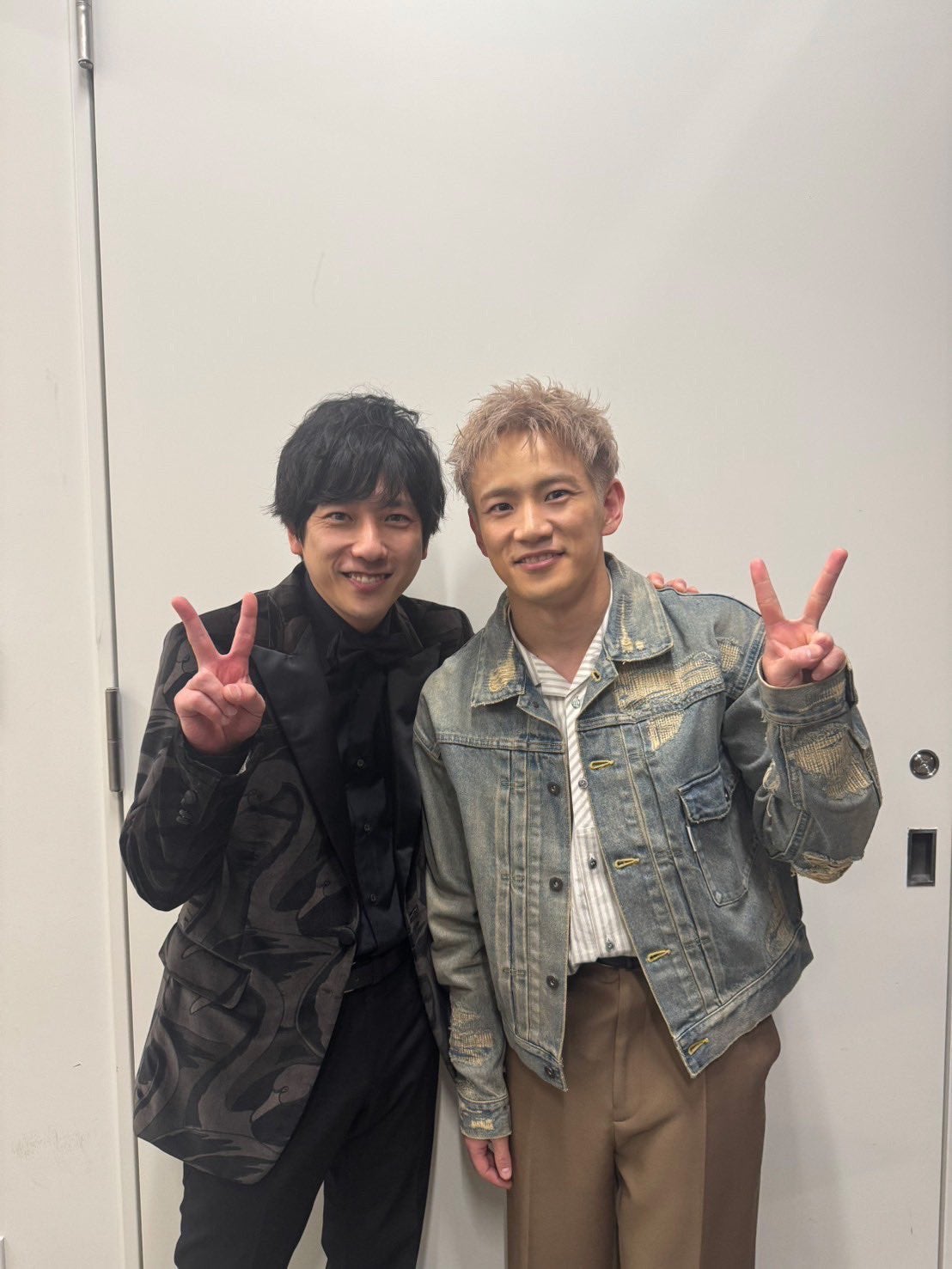 二宮和也、浦川翔平／浦川翔平公式Xより