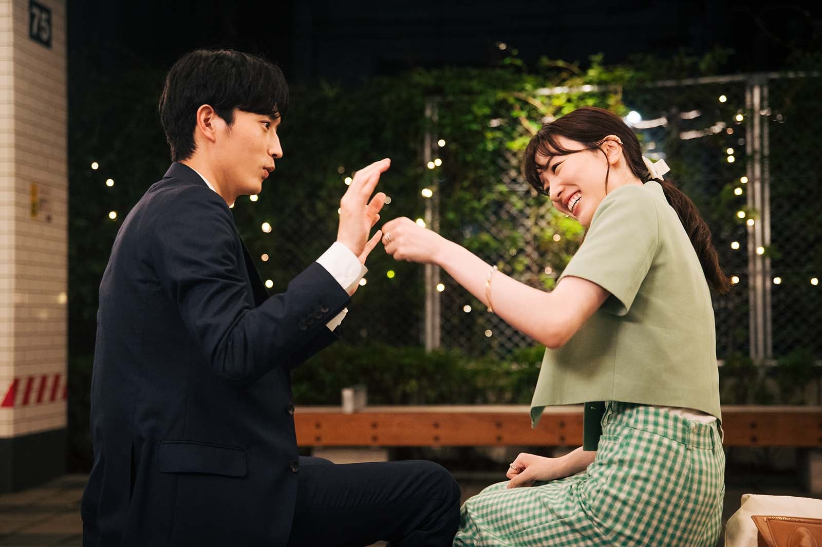 杉野遥亮、永野芽郁／「ユニコーンに乗って」第4話より（C）TBSスパークル／TBS　撮影：加藤春日