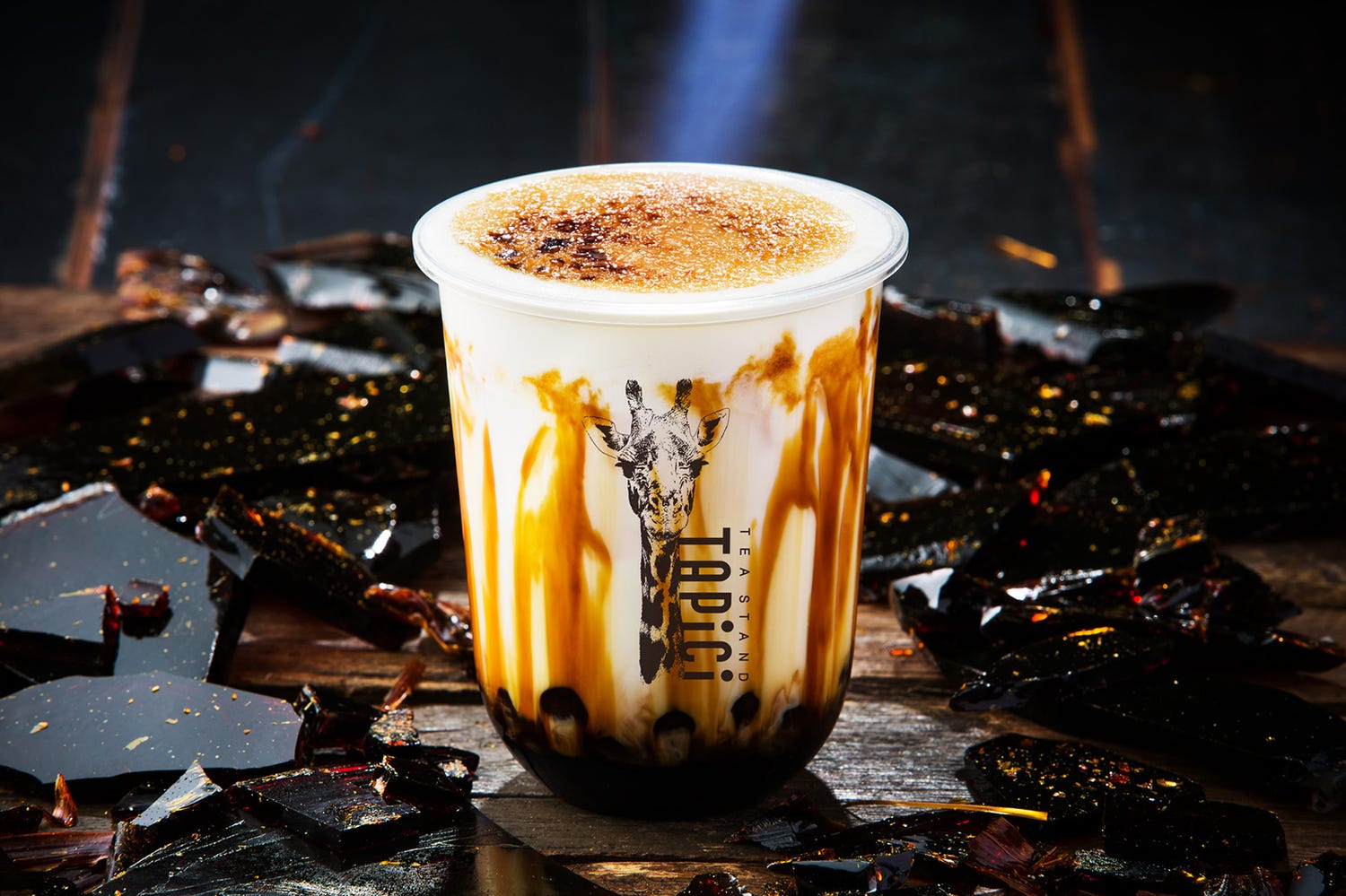 タピチ、冬のタピオカチーズティー「タピチ-カラメルブリュレミルク」が新登場