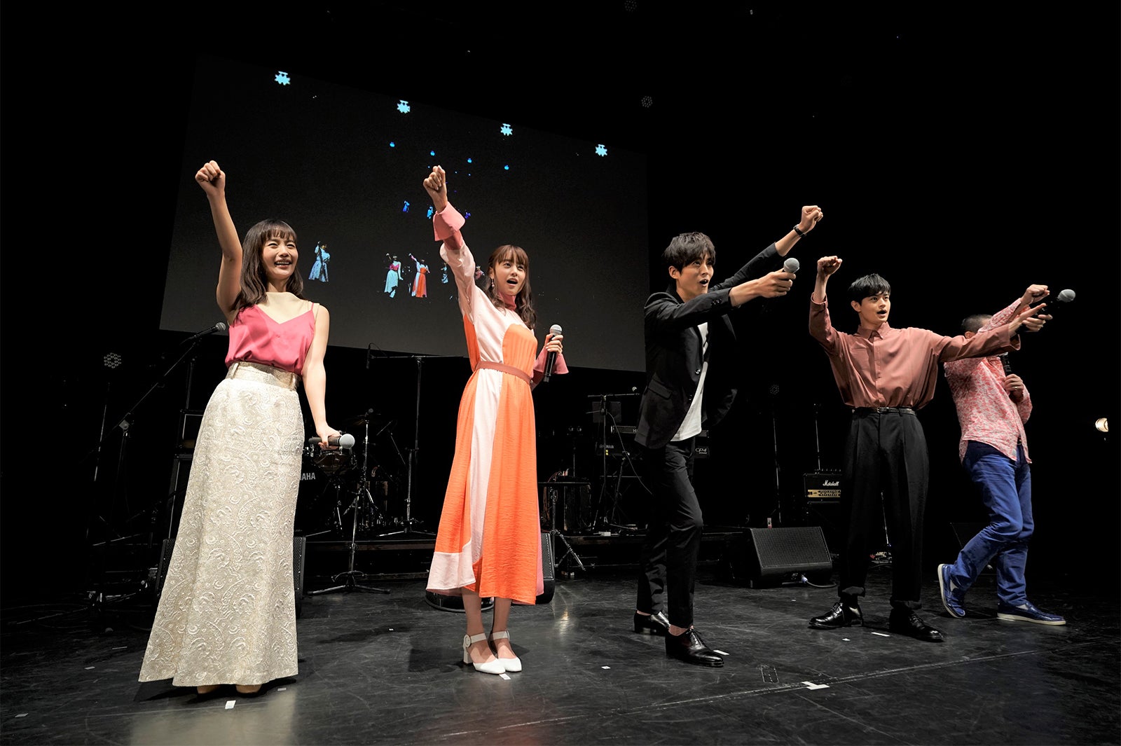 中村ゆり、山本美月、松坂桃李、瀬戸康史、木村祐一（提供写真）