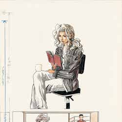 「冨樫義博展 -PUZZLE-」『レベルE』展示原画(C)冨樫義博 1990-94年