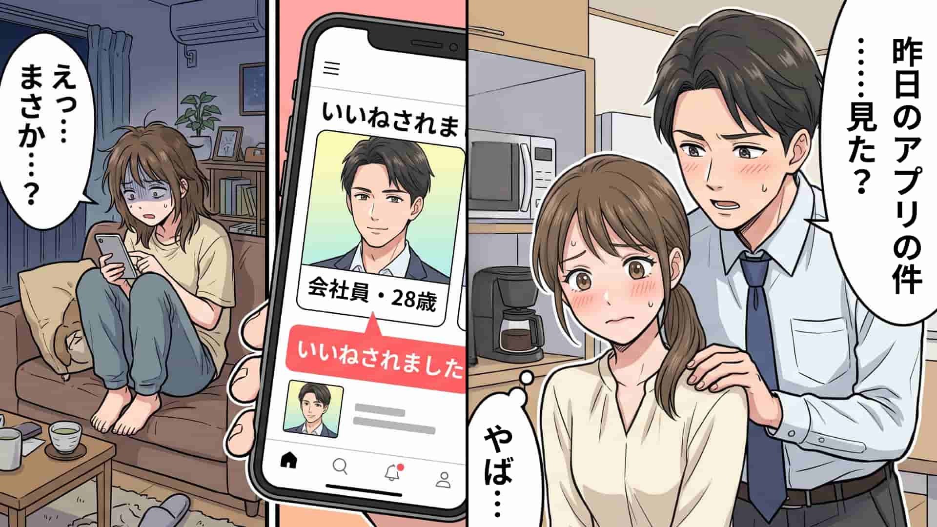 【マッチングアプリ】いつも怒ってばかりの鬼上司から『いいね』！？翌日出勤すると、【ありえない展開】に...！