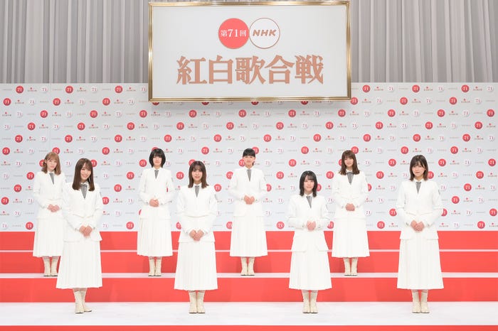 櫻坂46「第71回紅白歌合戦」出場歌手発表記者会見(C)NHK