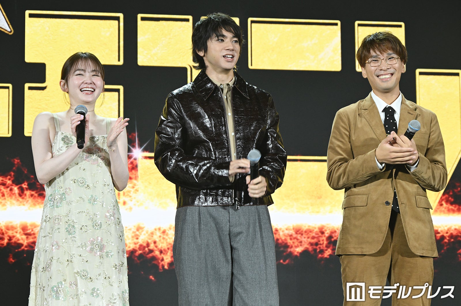 山田杏奈、山田裕貴、阪元裕吾監督（C）モデルプレス