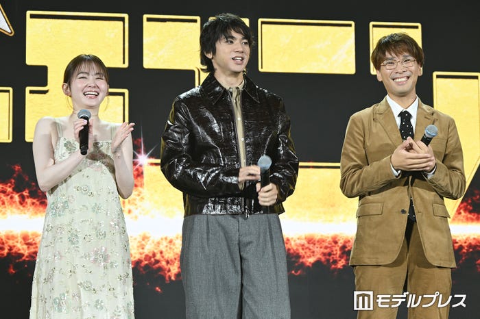 山田杏奈、山田裕貴、阪元裕吾監督(C)モデルプレス
