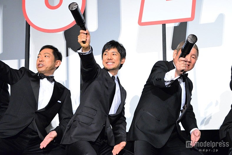 （左から）香川照之、西島秀俊、ビートたけし