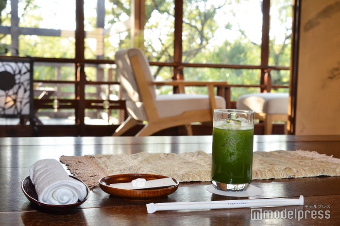 「グリーンティー」を堪能（C）ビューティーガール