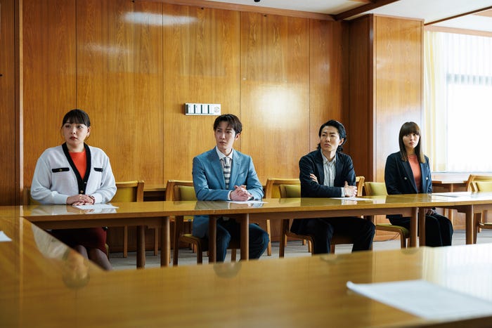 野呂佳代、渡辺翔太、広瀬アリスら「なんで私が神説教」第2話(C)日本テレビ