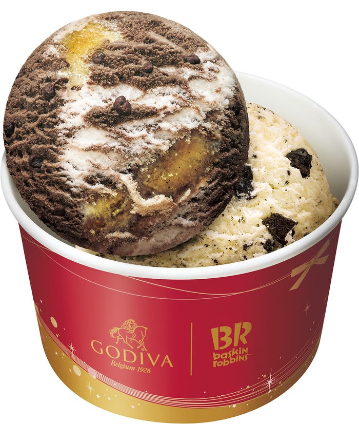 ゴディバ ダブル スモールサイズ 510円 / レギュラーサイズ 760円(提供写真)