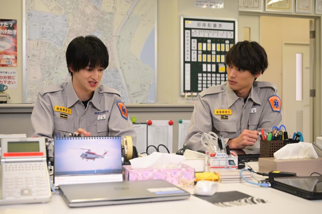 伊藤あさひ、福士蒼汰／「4分間のマリーゴールド」第6話より（C）TBS