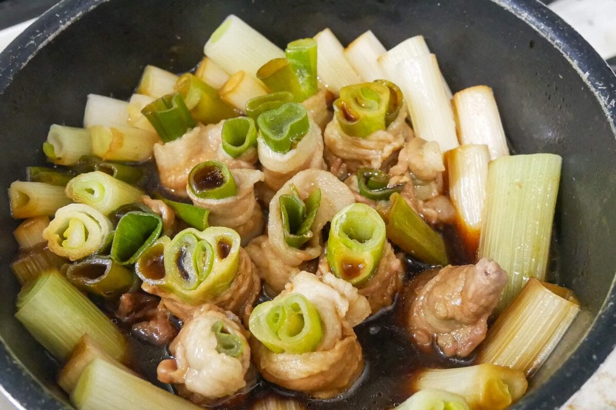 全農広報部・ネギのすき焼き