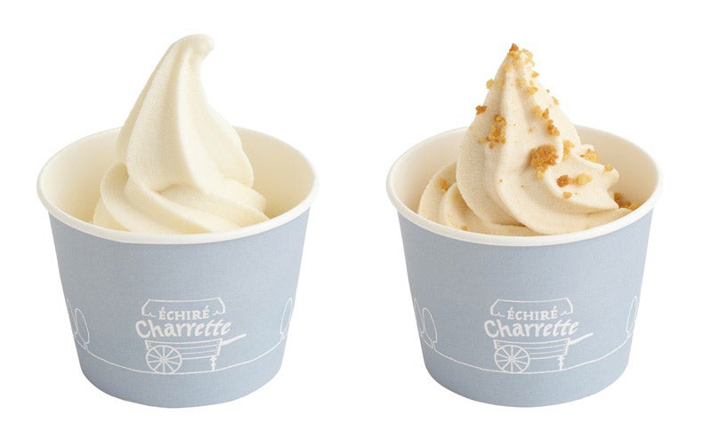 エシレ ソフトクリーム ブール、ブール・サブレ／画像提供：片岡物産株式会社