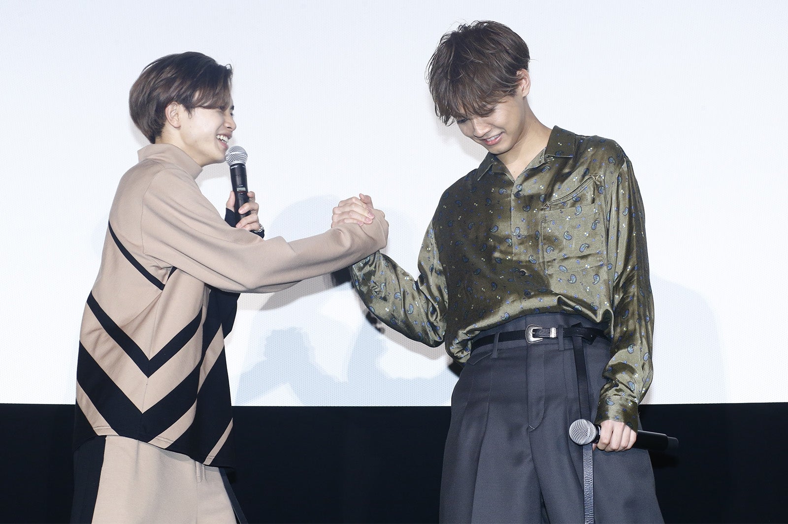 二人では初の舞台挨拶（提供写真）