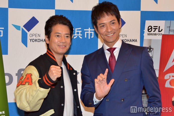 (左から)唐沢寿明、沢村一樹(C)モデルプレス