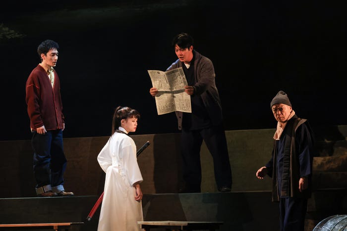 「シラの恋文」舞台写真/撮影:宮川舞子(写真提供:シス・カンパニー)