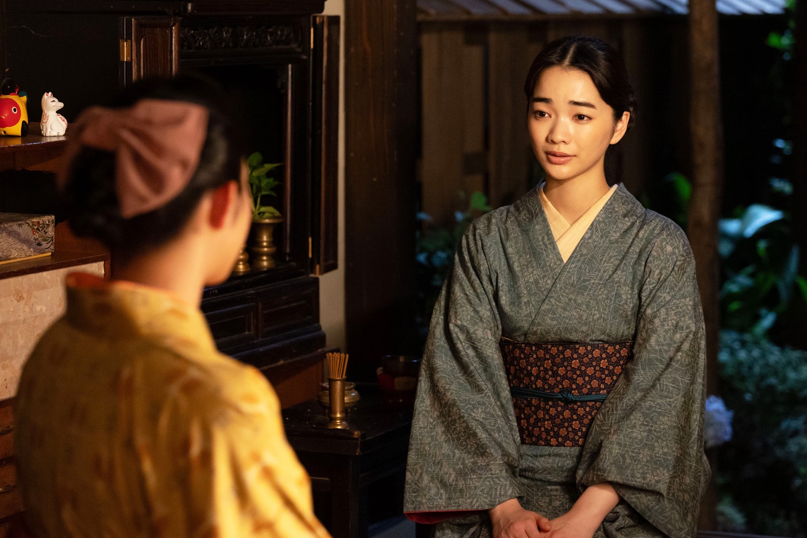 瀧七海、見上愛「風、薫る」第116話（C）NHK