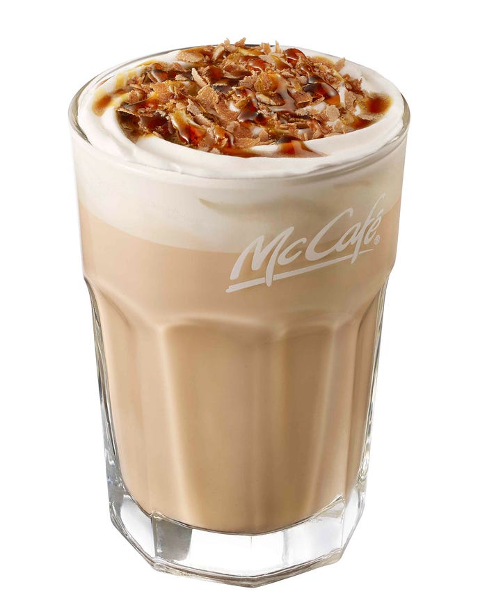 クリームブリュレラテ/画像提供:日本マクドナルド株式会社