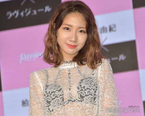 柏木由紀、ランジェリーちら見せ大人の顔 下着事情を語る