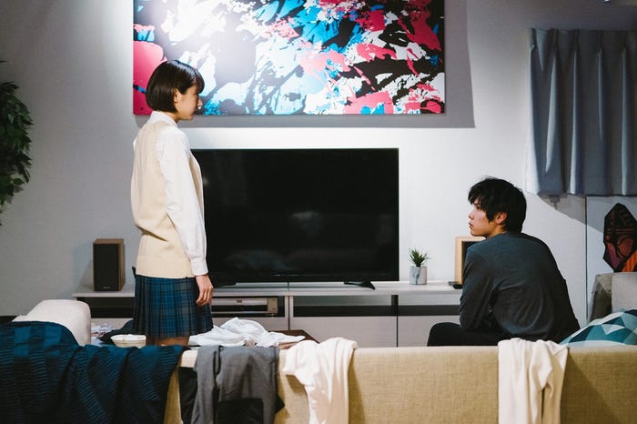 武田玲奈、萩原利久/「電影少女-VIDEO GIRL MAI 2019-」第8話より(C)『電影少女 2019』製作委員会