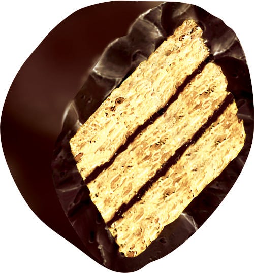 2種のアイスクリームに、共同開発したサクッサクの「キットカット」をIN(提供写真)