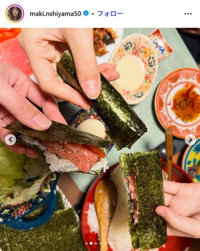 西山茉希Instagramより