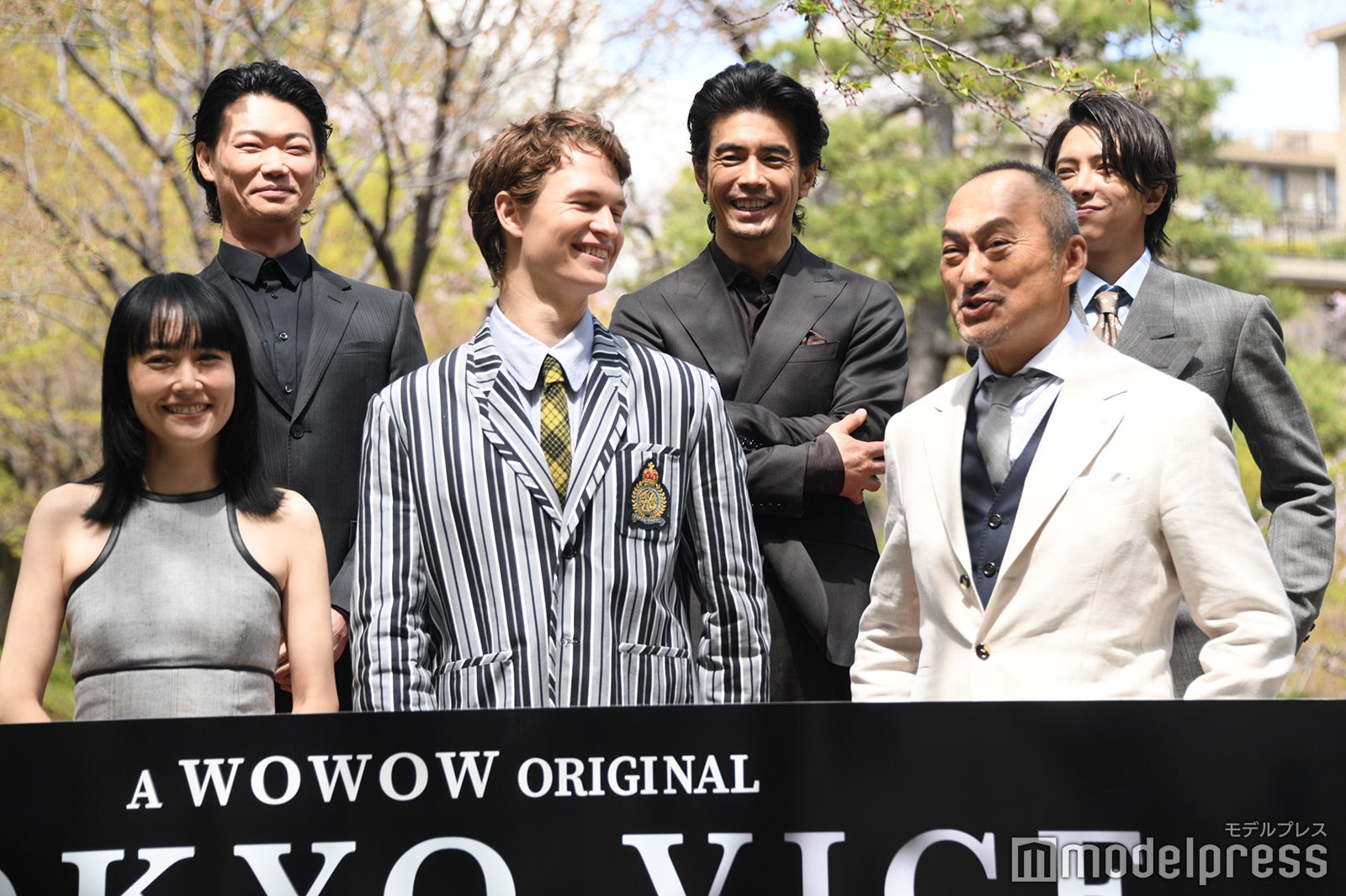 （下段左から）菊地凛子、アンセル・エルゴート、渡辺謙（上段左から）笠松将、伊藤英明、山下智久（C）モデルプレス
