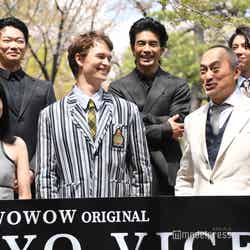 （下段左から）菊地凛子、アンセル・エルゴート、渡辺謙（上段左から）笠松将、伊藤英明、山下智久（C）モデルプレス