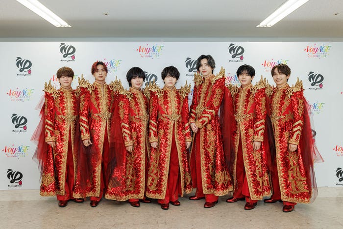 なにわ男子(左から)大橋和也、高橋恭平、大西流星、西畑大吾、道枝駿佑、長尾謙杜、藤原丈一郎(提供写真)