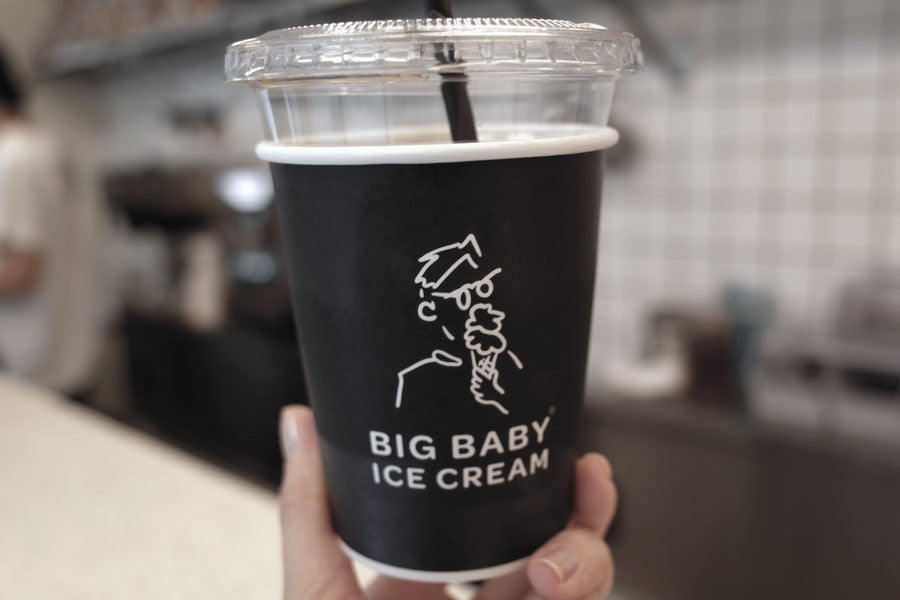 BIG BABY ICE CREAMテイクアウトカップ