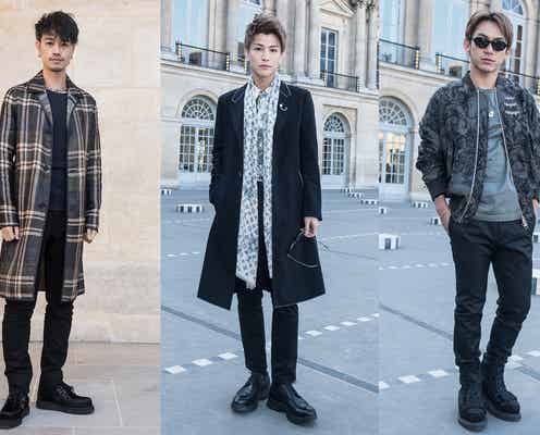斎藤工、EXILE NAOTO&岩田剛典らパリに集結<「ルイ・ヴィトン」2017-18年秋冬メンズコレクション>