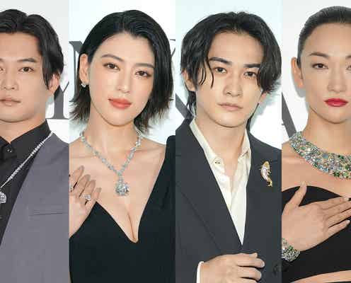 三吉彩花・町田啓太・千葉雄大・冨永愛ら来場「ティファニー銀座本店」リニューアルオープン