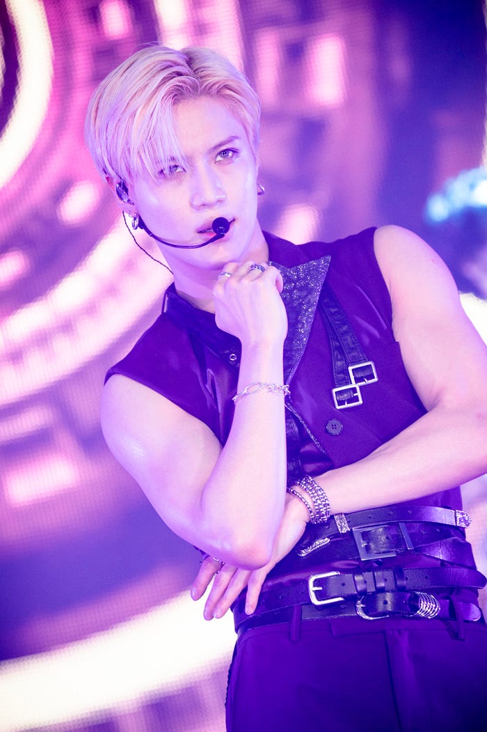 テミン(6月25日、日本武道館)/撮影:田中聖太郎