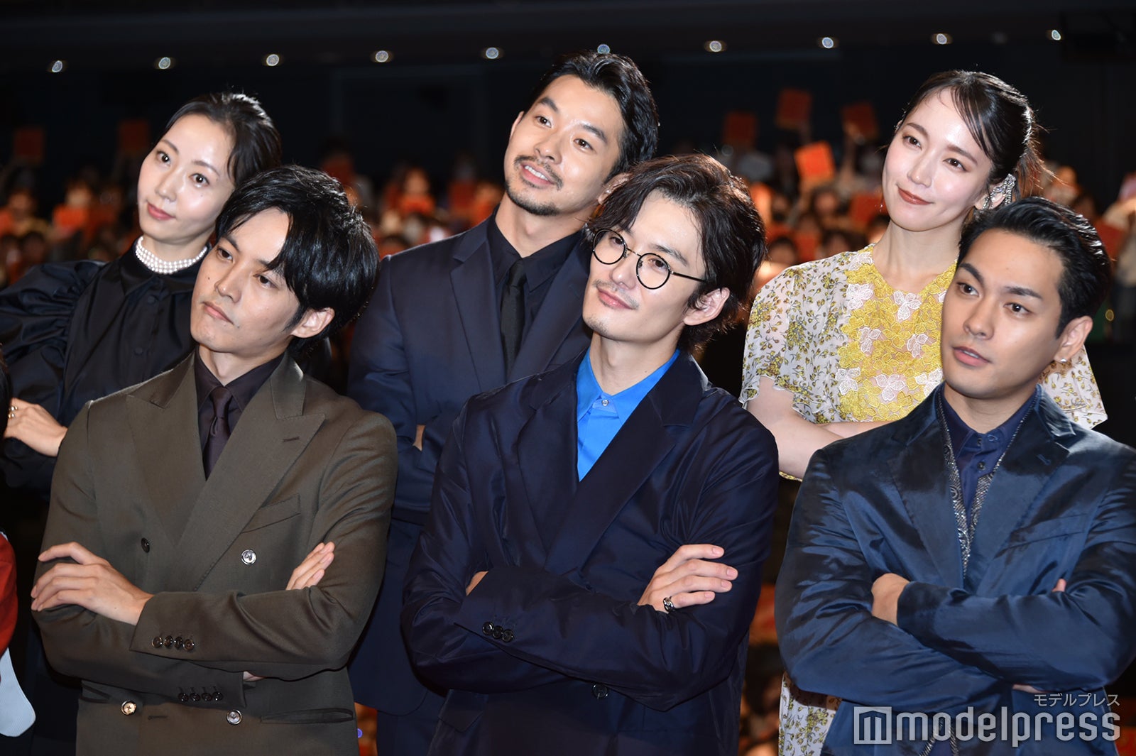 （下段左から）松坂桃李、岡田将生、柳楽優弥（上段左から）木南晴夏、仲野太賀、吉岡里帆（C）モデルプレス