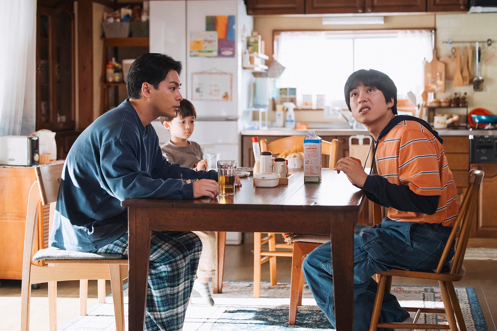 柳楽優弥、佐藤大空、坂東龍汰「ライオンの隠れ家」第7話（C）TBS