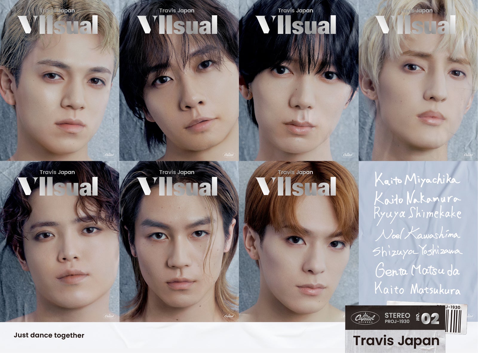 Travis Japan、2ndアルバム「VIIsual」メンバー監修の楽曲発表