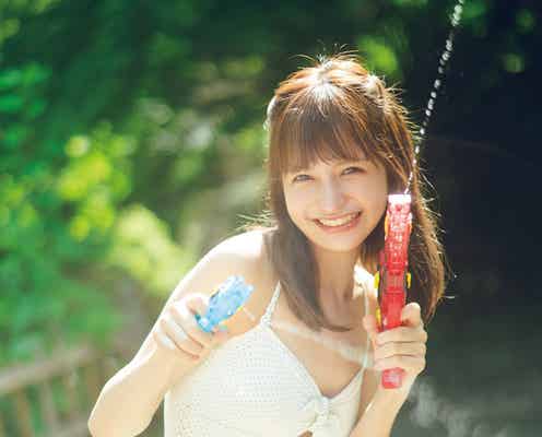 まねきケチャ“新メンバー”森ふう花、初の水着グラビアで3種披露 テーマは「猫の恩返し」