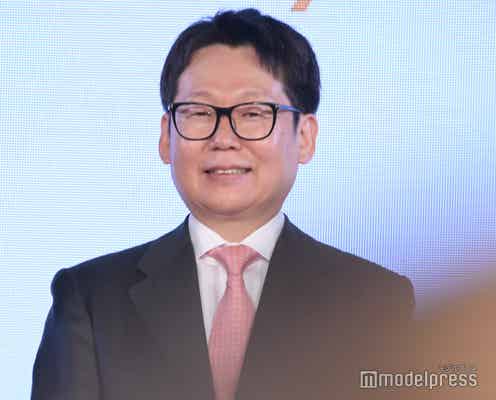 LAPONE崔信化社長、JO1のみ発表会出席の理由明かす【「LAPOSTA 2025」発表会】