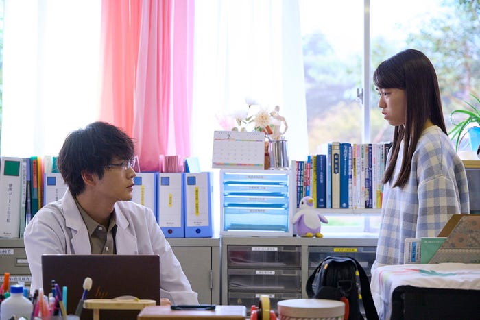 松下洸平、岡本望来「放課後カルテ」第9話(C)日本テレビ