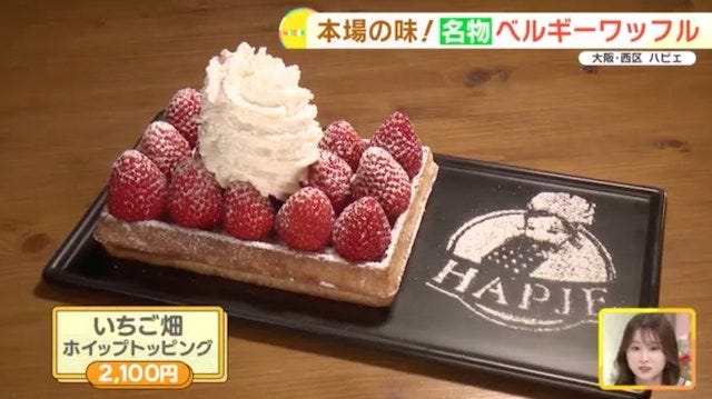 行列ができる名店!インパクト抜群のワッフル&かつサンド