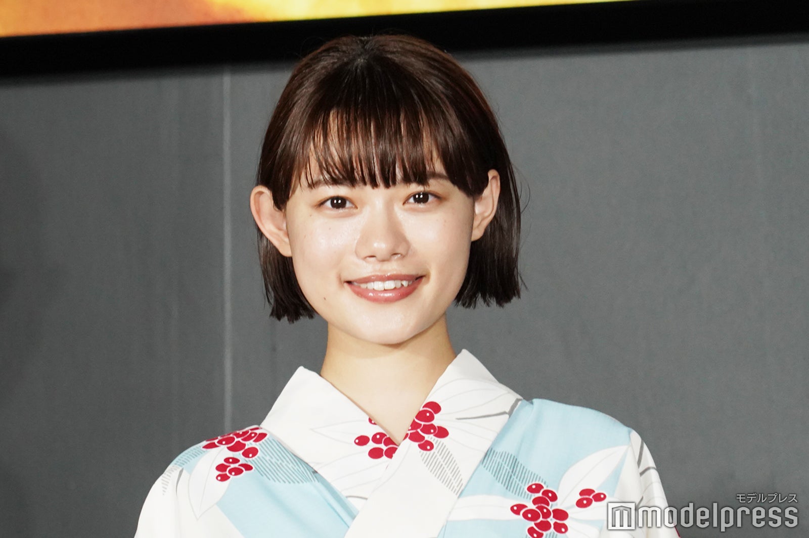 杉咲花、涼しげな浴衣姿でにっこり 願い事は「ちょっとでも涼しくなったら…」
