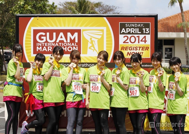 AKB48マラソン部のグアム選抜メンバー／（C）グアムインターナショナルマラソン