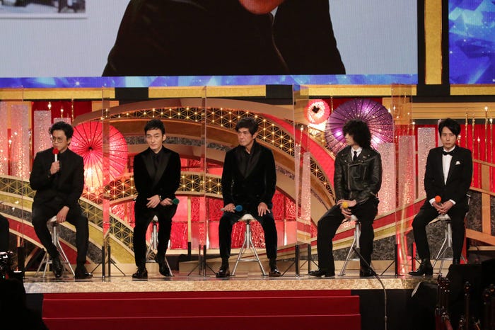 小栗旬、草なぎ剛、佐藤浩市、菅田将暉、二宮和也(C)日本アカデミー賞協会