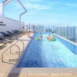 沖縄に屋外プール&サウナ付ホテル「ホテル・アンドルームス那覇ポート」誕生