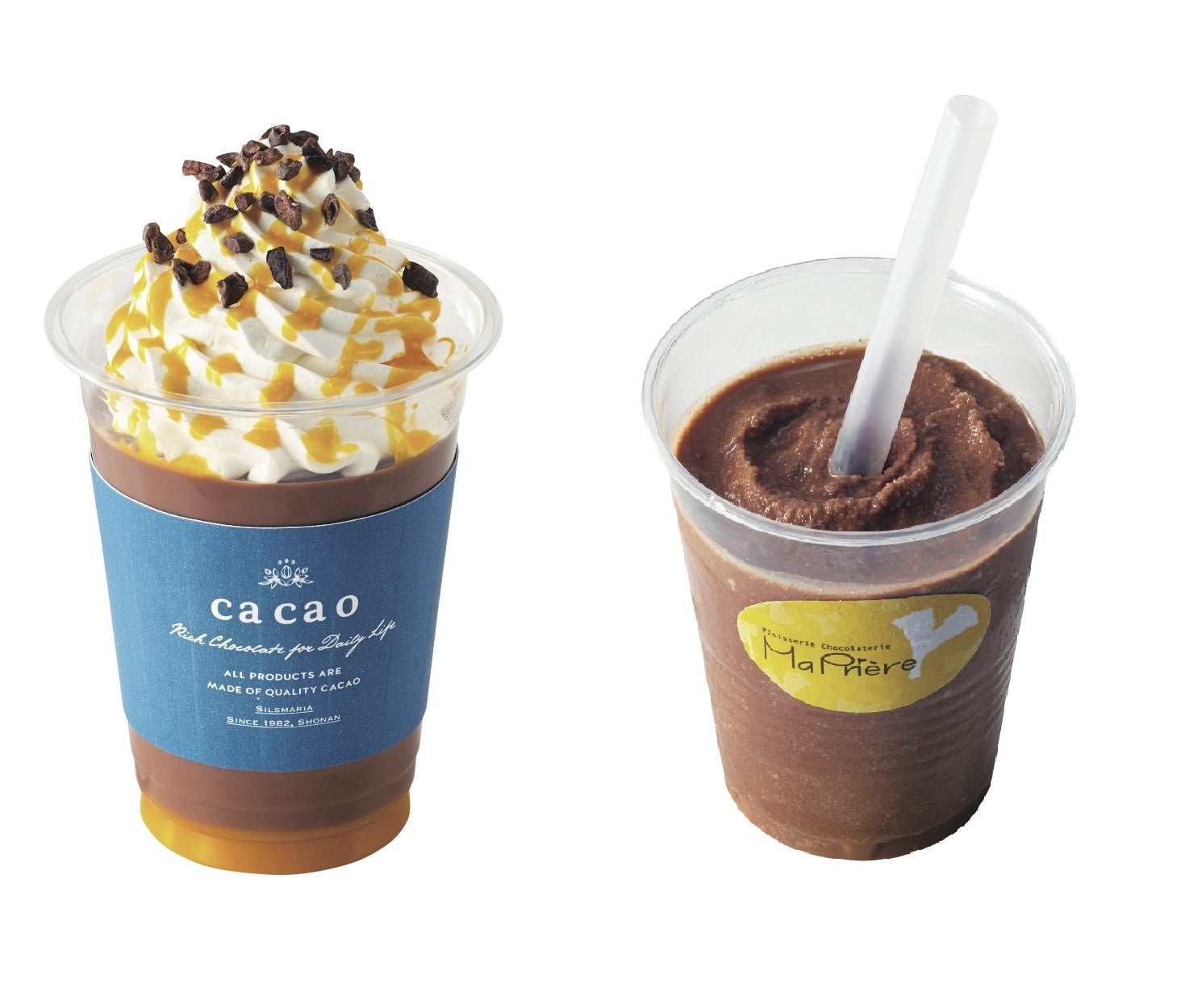 （左から）チョコっぺ756円、グラニータ540円／画像提供：三越伊勢丹ホールディングス