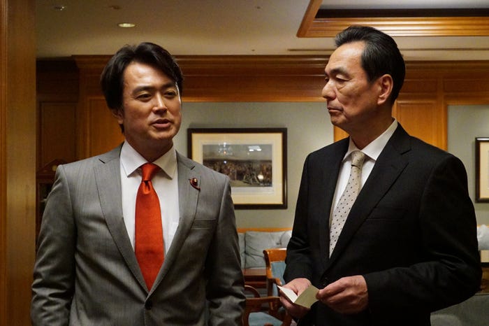 石黒賢、長塚京三(C)関西テレビ