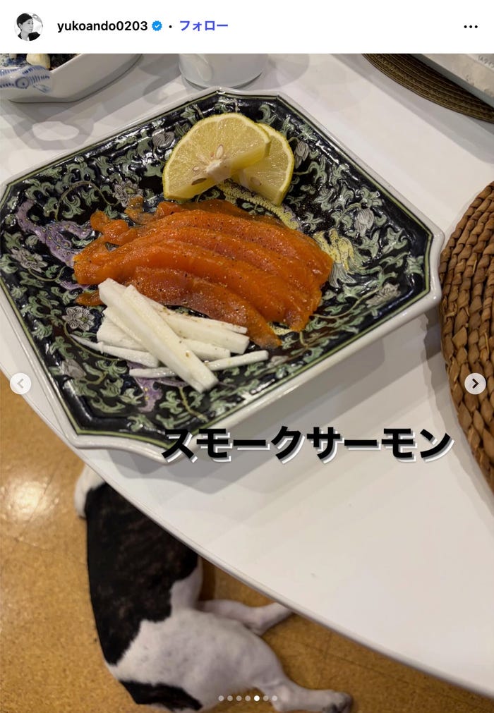 安藤優子Instagramより